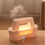 Raindrop Aroma Humidifier with Flame LED & Remote Control