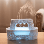 Raindrop Aroma Humidifier with Flame LED & Remote Control