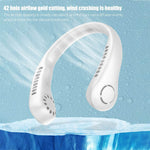 Vaneless Neck Fan – Bladeless Rechargeable Personal Fan